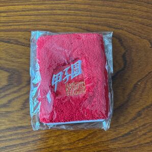 甲子園 リストバンド 赤