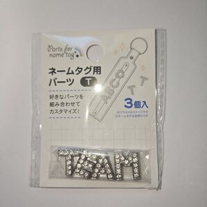 ネームタグ用パーツ シルバー TEAM