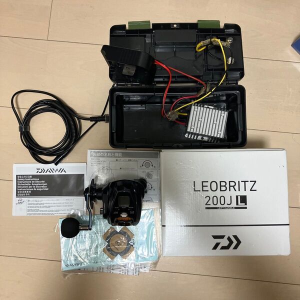 ⑥LEOBRITZ 200J 左ハンドル 使用時間極少 ダイワ シマノ 電動リール SHIMANO Daiwa