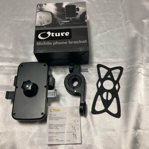 Oture スマホホルダー 自転車 バイク ブラック