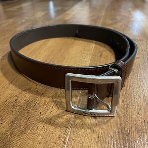 y2k 00s SPALDING leather レザーベルト レザー ベルト ビジネス ビジネスベルト ワインレッド ブラウン
