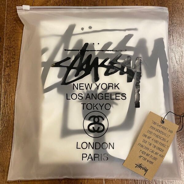 c-boy stussy ステューシー ホワイト デッドストック 新品 プリント ストリートTシャツ 半袖メンズ XLサイズ