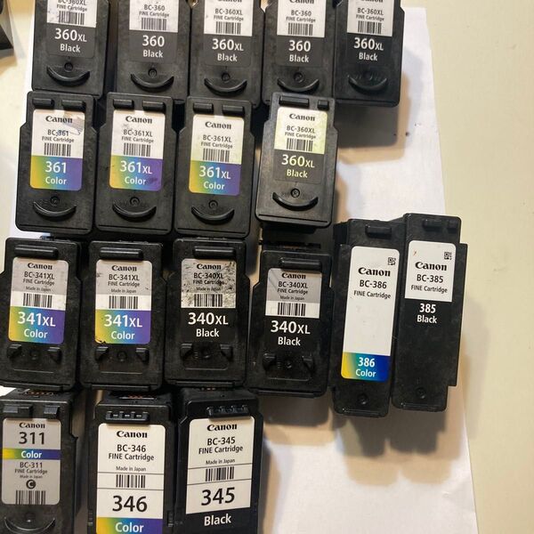Canon キヤノン 使用済み インクカートリッジ