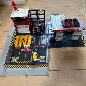 トミカハイパー連結本部 小型特殊車両 給油ベース&待機ベース&訓練ベース 3点セット