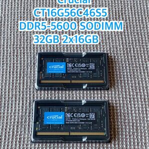 【未使用】Crucial DDR5-5600 SODIMM 32GB 2x16GB