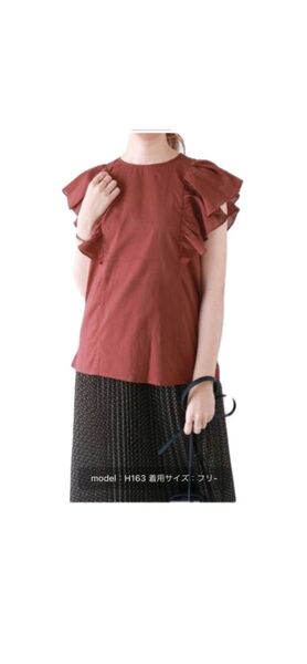 【Te chichi】 タックフリルスリーブブラウス 袖フリル テチチ