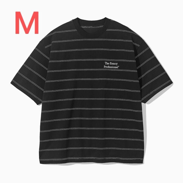 ENNOY PANEL BORDER S/S T-SHIRT Black Mサイズ