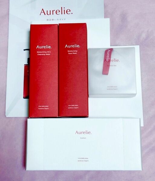 Aurelie. オレリー クレンジング & フェイスウォッシュ ( 泡立てネット/コットン付き)