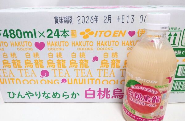 白桃鳥龍480ml 24本