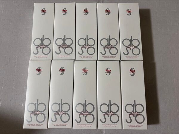 新品 スパトリートメント アブソウォーター クリアウォッシングフォーム S 120g 10本 洗顔料