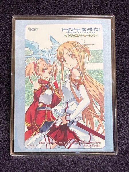 ソードアート・オンライン (SWORD ART ONLINE, SAO) アスカ / シリカ ファミーズ購入特典テレカ