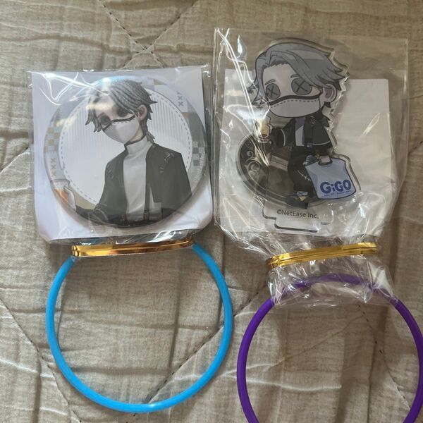 GiGO 第五人格 納棺師 デフォルメアクリルスタンド アクリルスタンド アクスタ 缶バッジ 2個セット