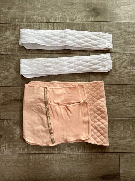 dacco帝王切開用 産後ニッパー骨盤ベルト 白とピンク3本セット