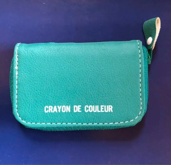 小銭入れ　ミニ財布　CRAYON DE COULEUR ★ 小物入れ　緑