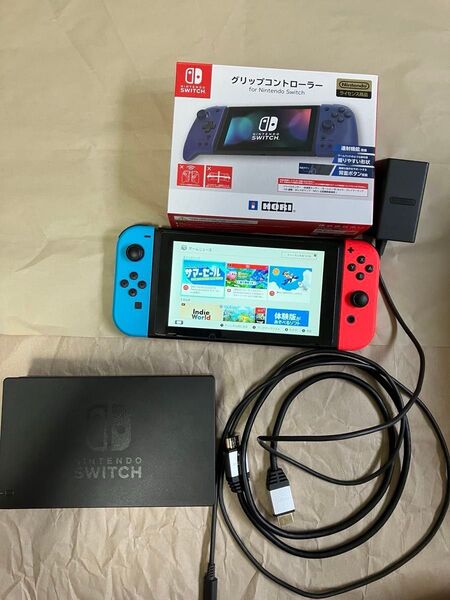ジャンク品 Switch 本体 Joy-Con ドック アダプター HDMI グリップコントローラー
