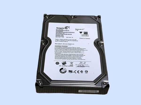 M7533 Seagate Barracuda ST31000520AS HDD 3.5インチ使用 0時間