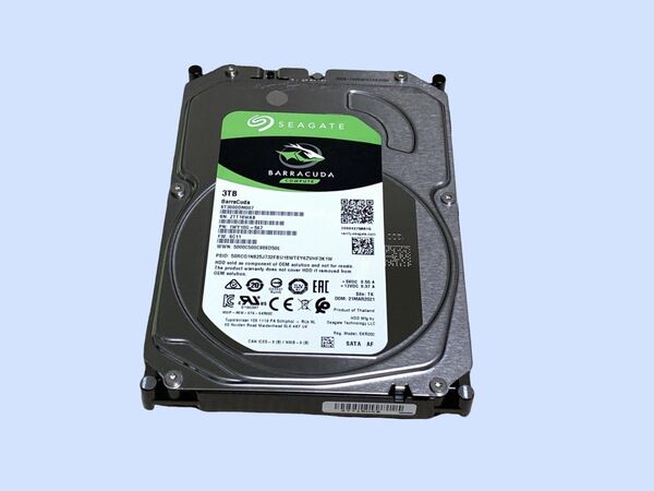 M7634 Seagate 3TB HDD ST3000DM007 3.5インチ使用 18877時間