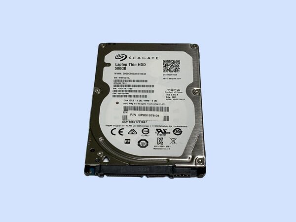 M7674 SEAGATE ST500LT012 HDD 500GB 2.5インチ 使用 7019時間