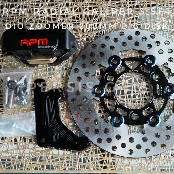フロントビッグローター化キット AF35 AF28 ズーマー ruckus AF58 スクーピー スーパーディオ ライブディオZX