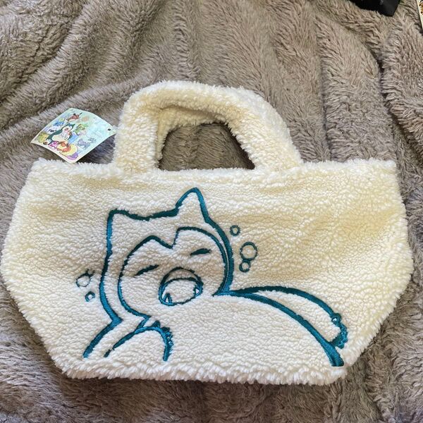 ポケモンセンター カビゴンのあくび ミニトートバッグ