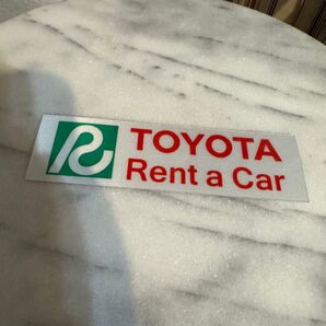 レンタカー レンタリース TOYOTA ステッカー ディーラー 旧車 JDM