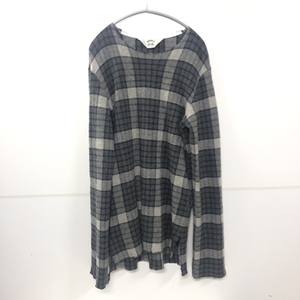 SUNSEA　サンシー　15AW CHECKLONG PULLOVER チェックロングプルオーバー 15A06　2　マルチカラー