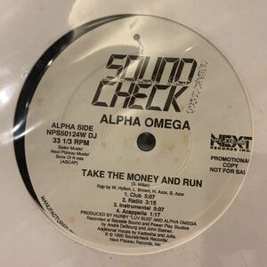 Alpha Omega - Take The Money And Run / Do You Wanna Get Funky中古レコード