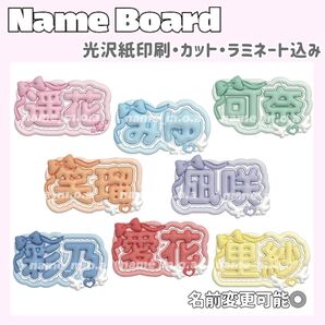 ネームボード デザイン【一覧20】