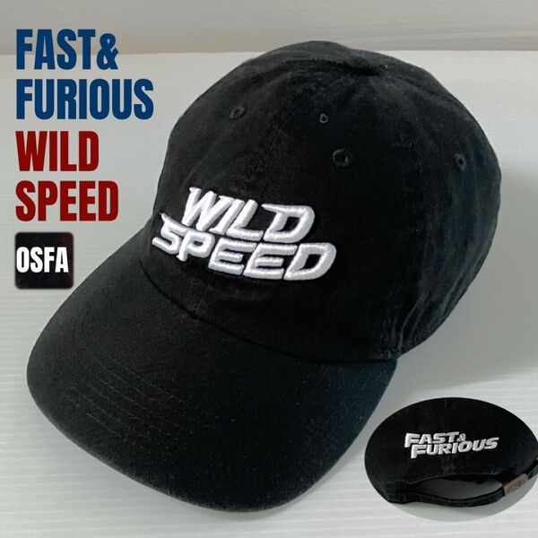 ワイスピ★ベースボールキャップ★刺繍ロゴ/ワイドスピード/WILD SPEED★ユニバーサルシティスタジオ★ベルトバック/サイズF