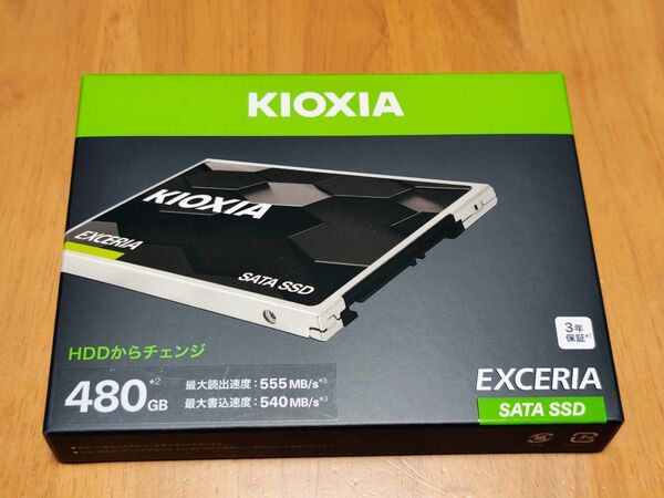 新品未開封 KIOXIA SSD-CK480S/J EXCERIA SATA SSD 480GB キオクシア 2.5インチ