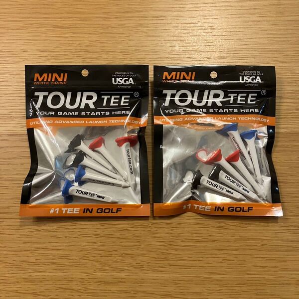 TOUR TEE MINI T-491-990 ツアーティー ミニ ミックス 2個セット