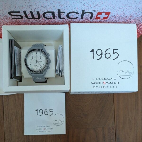 Swatch OMEGA BIOCERAMIC MoonSwatch 1965 7月購入 スウォッチ オメガ