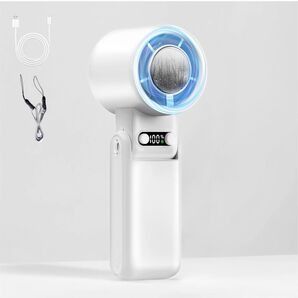 2025新登場 瞬間冷却ハンディファン 冷感プレートホワイト