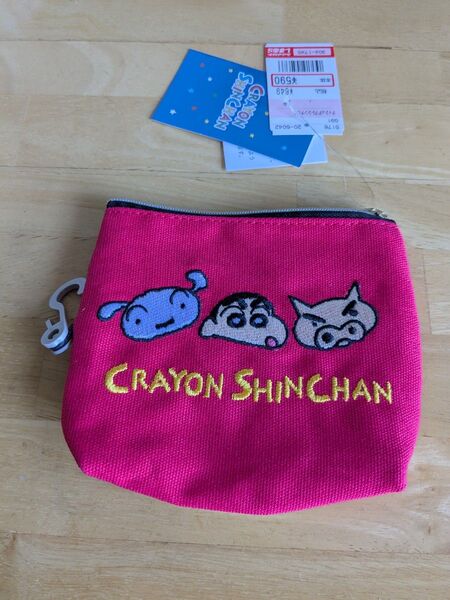 未使用品 タグ付き クレヨンしんちゃん ティッシュポーチ 1点 シロ