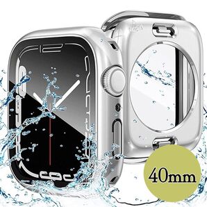 【新品】アップルワォッチ360°全面保護カバー ガラスフィルム 防水防塵 スクラッチ防止 衝撃防止 40mmサイズ