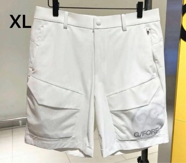 ジーフォア G/FORE ゴルフ ウェア メンズ ショートパンツ ハーフパンツ白 XL