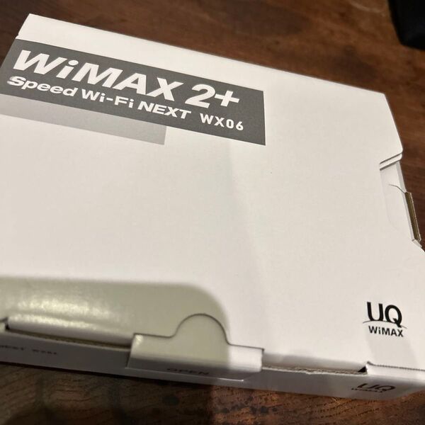 UQ WiMAX モバイルルーター Speed Wi-Fi NEXT WX06 Wi-Fi 2.4GHz/5GHz (ホワイト)
