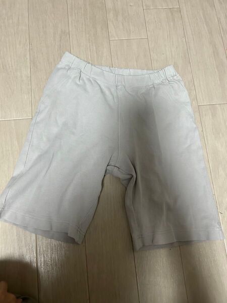 無印良品 130cm ハーフパンツ グレージュ muji
