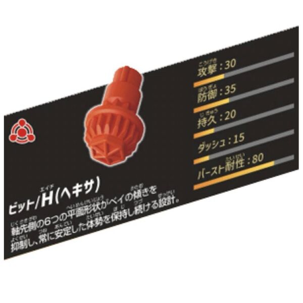 ベイブレードX ヘルズハンマー ヘキサ ビット