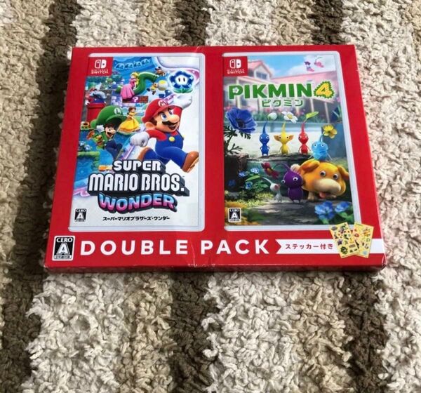 【Switch】 『スーパーマリオブラザーズ ワンダーピクミン4』 ダブルパック 新品 未開封 ニンテンドースイッチ Switch