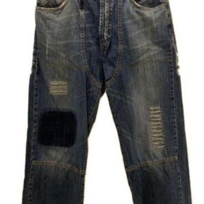 OLD STUSSY ワークギア ワークパンツ ダブルニータイプ ダメージ加工