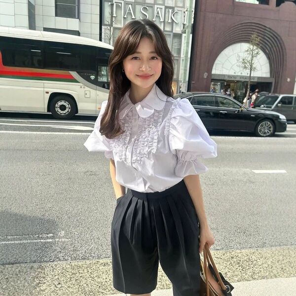 bibiy ビビィ CORA PUFF BLOUSE ブラウス