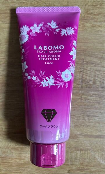 ラボモ スカルプアロマ ヘアカラー トリートメント ルーチェ ダークブラウン200g