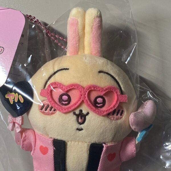 ちいかわ オタ活 うさぎマスコット(うちわ)ボールチェーン ぬいぐるみ キーホルダー うさぎ マスコット 新品未開封