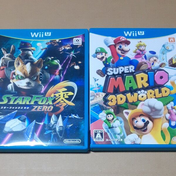WiiUソフト スターフォックスゼロ + スーパーマリオ 3Dワールド 2本セット
