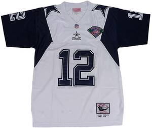 MITCHELL＆NESS ミッシェラ＆ネス ダラス カウボーイズ No.12 フットボール レプリカジャージ(50) [並行輸入品]