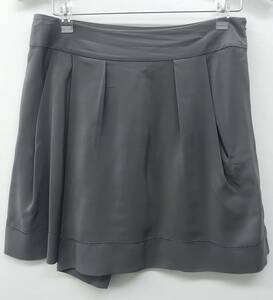 *athe Vanessa Bruno* silk 100%* size 38* Vanessa Bruno * miniskirt * gray * pleated skirt *#2246