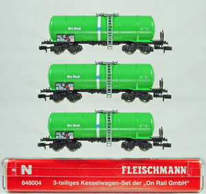 FLAISCHMANN #848004 ON-RAIL( on Laile company )Zans type bogi- tanker car ( special price )