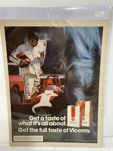 1972年12月1日号LIFE誌広告切り抜き【VICEROY/タバコ】アメリカ買い付け品70sカフェバーレストランインテリア