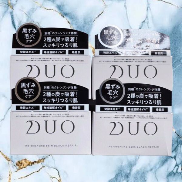 DUO デュオ ザ クレンジングバーム ブラックリペア 90g 4個セット